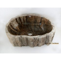 Petrified Wood Sink Brown