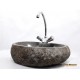 River Stone Sink With Faucet Hole