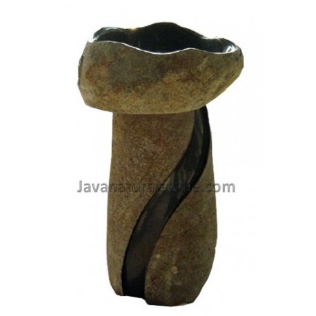 Natural Pedestal River Stone