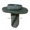 Natural Pedestal River Stone