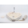 Handwaschbecken aus Marmor