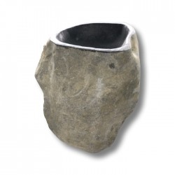 River Stone Free Standing Pedestal Washbasin Sink