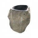 River Stone Free Standing Pedestal Washbasin Sink